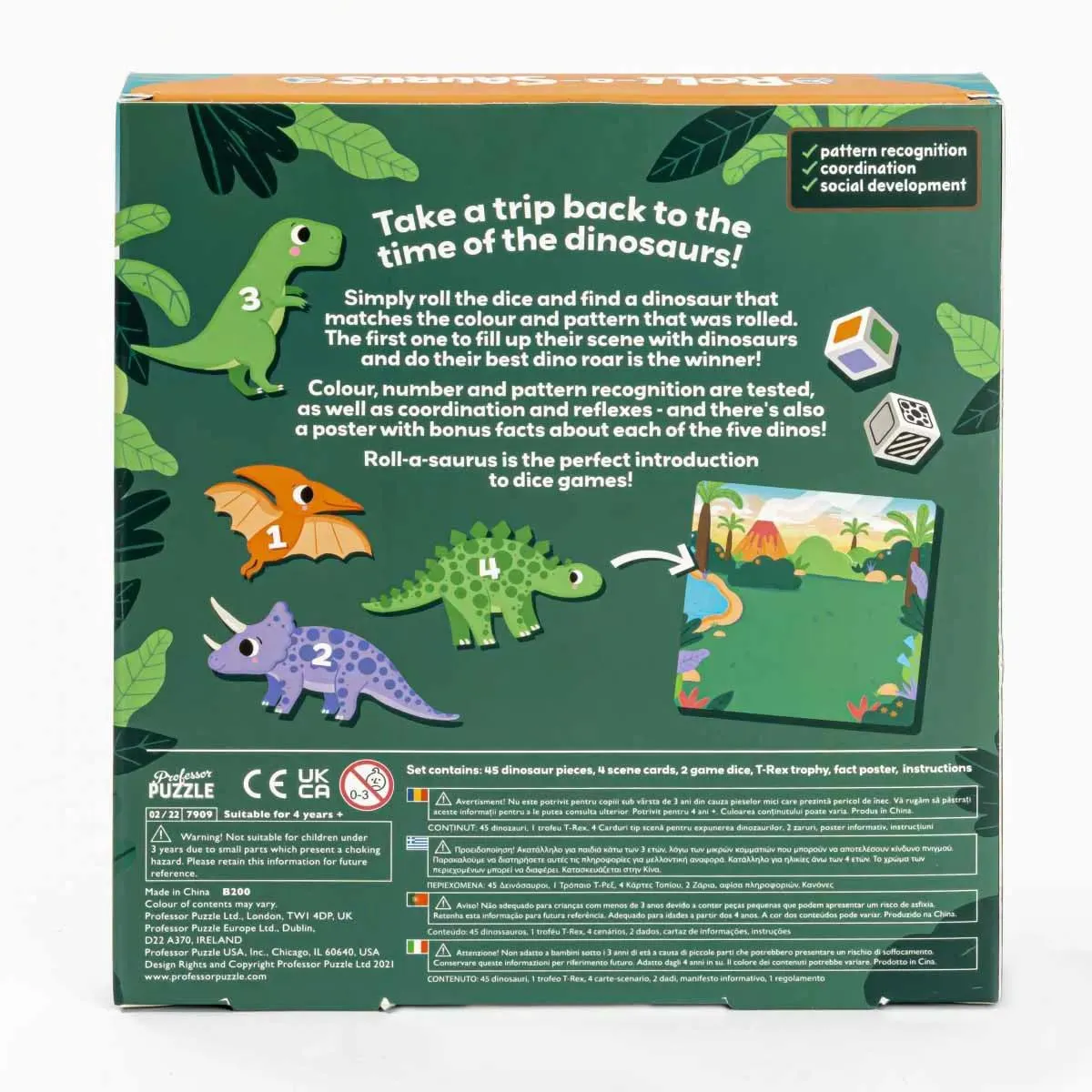 Društvena igra za decu ROLLASAURUS 