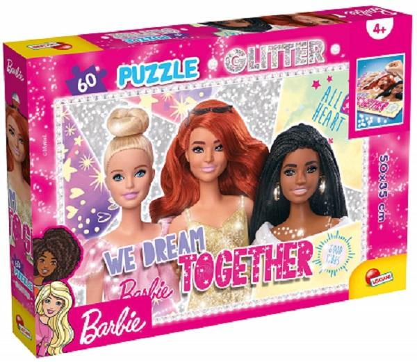 Puzzle za decu BARBIE GLITTER SELFIE 60kom - LISCIANI 