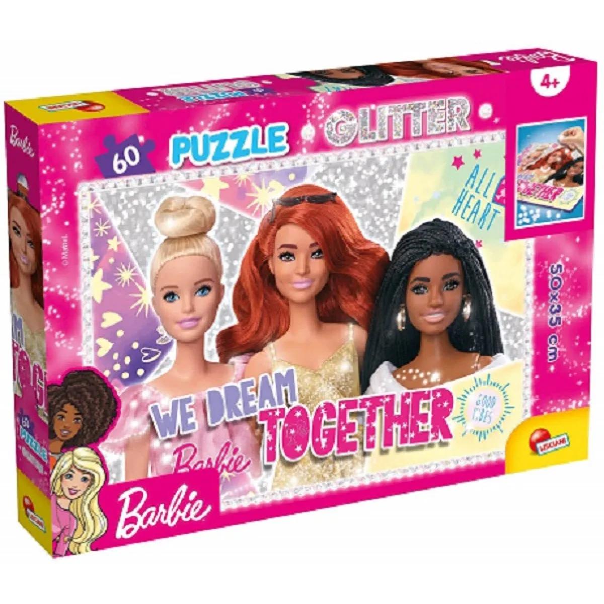 Puzzle za decu BARBIE GLITTER SELFIE 60kom - LISCIANI 