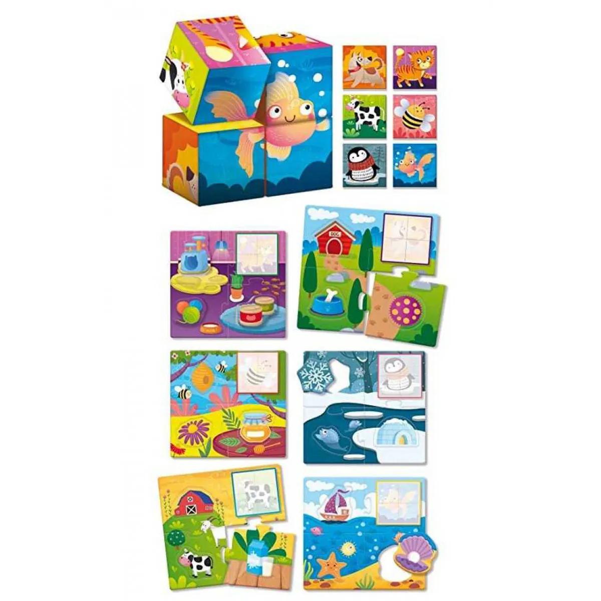 MONTESORI edukativna igračka CUBES AND LOGIC - LISCIANI 