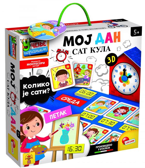 MONTESORI edukativna igra MOJ DAN SAT KULA - LISCIANI 