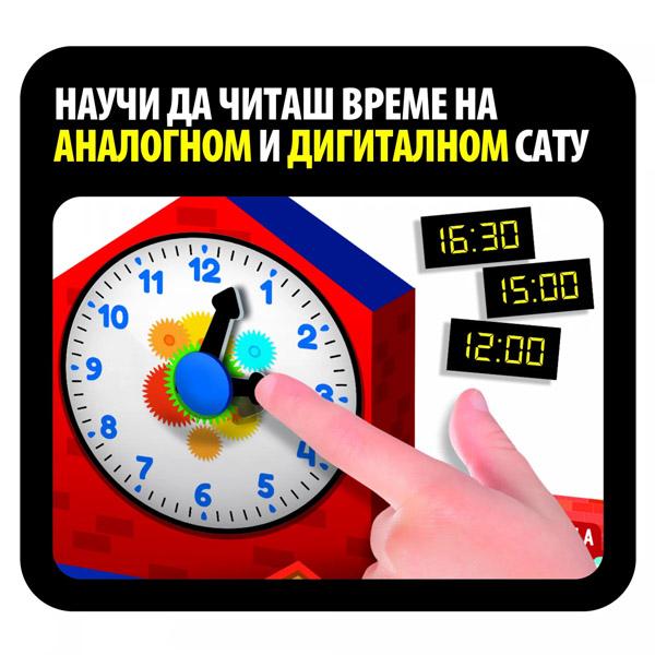 MONTESORI edukativna igra MOJ DAN SAT KULA - LISCIANI 