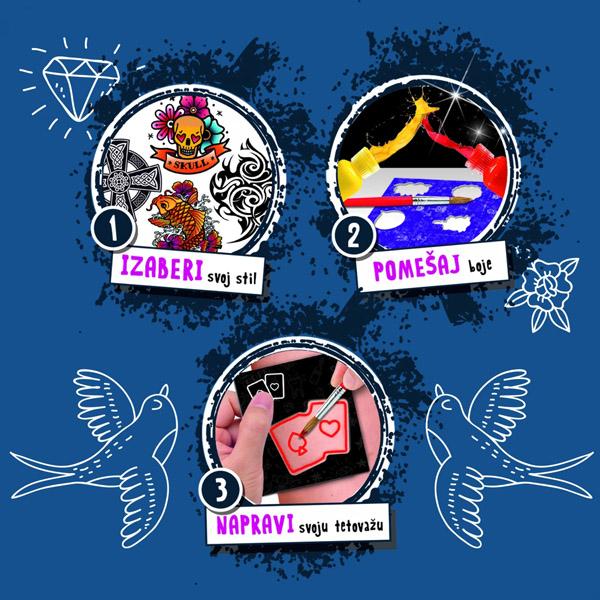 Edukativni set RADIONICA ZA TETOVAŽE - LISCIANI 