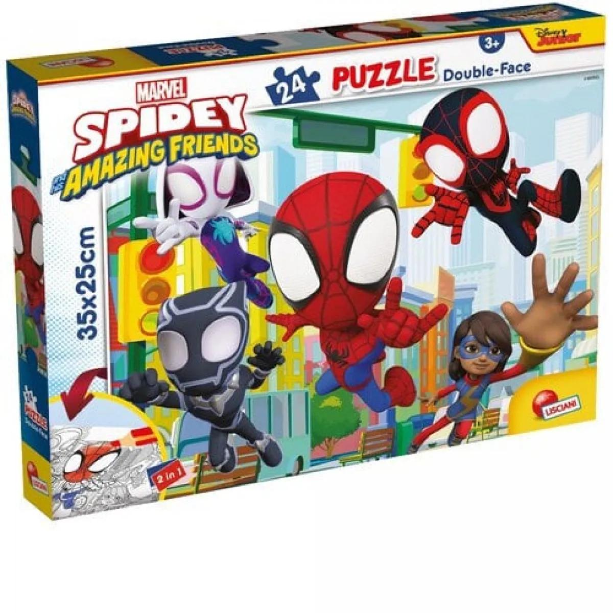 Puzzle za decu MARVEL 60kom 2U1 SLOŽI I OBOJI - LISCIANI 