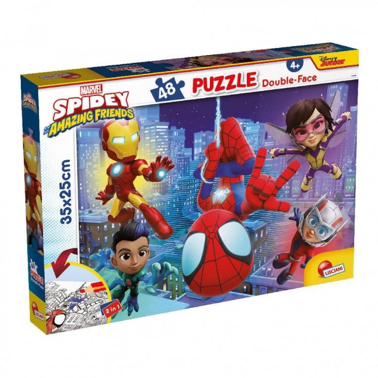 Puzzle za decu MARVEL 48kom 2U1 SLOŽI I OBOJI - LISCIANI 