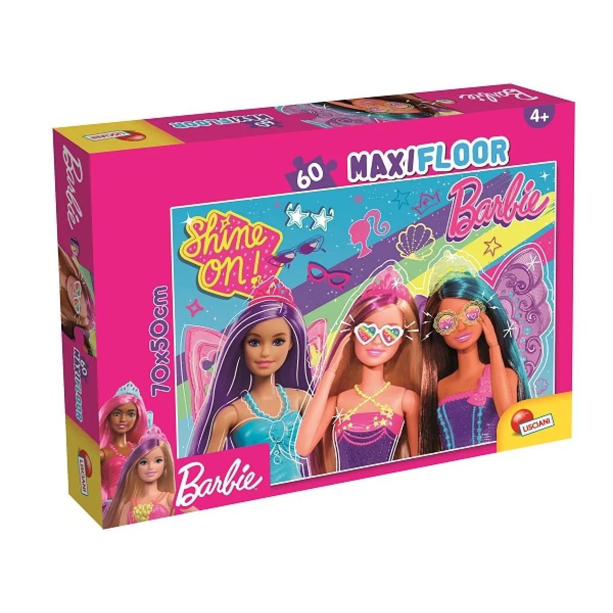 Puzzle za decu BARBIE 60kom 2U1 SLOŽI I OBOJI - LISCIANI 