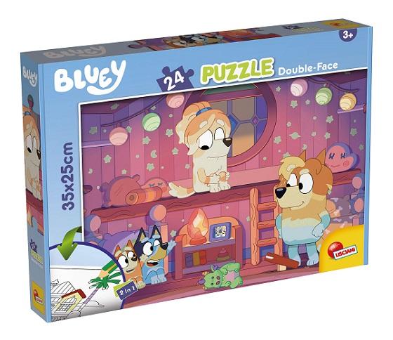 Puzzle za decu BLUEY STORY TIME 24kom 2u1 SLOŽI I OBOJI - LISCIANI 