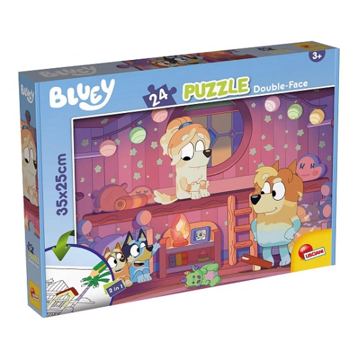 Puzzle za decu BLUEY STORY TIME 24kom 2u1 SLOŽI I OBOJI - LISCIANI 