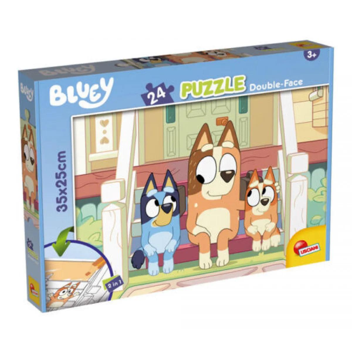 Puzzle za decu BLUEY 24 kom 2u1 SLOŽI I OBOJI - LISCIANI 