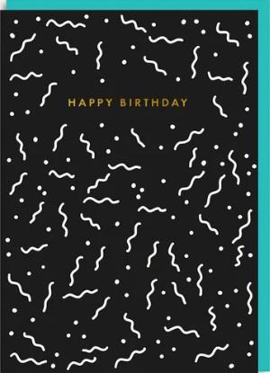 Rođendanska čestitka  HAPPY BIRTHDAY SPIRALICE 