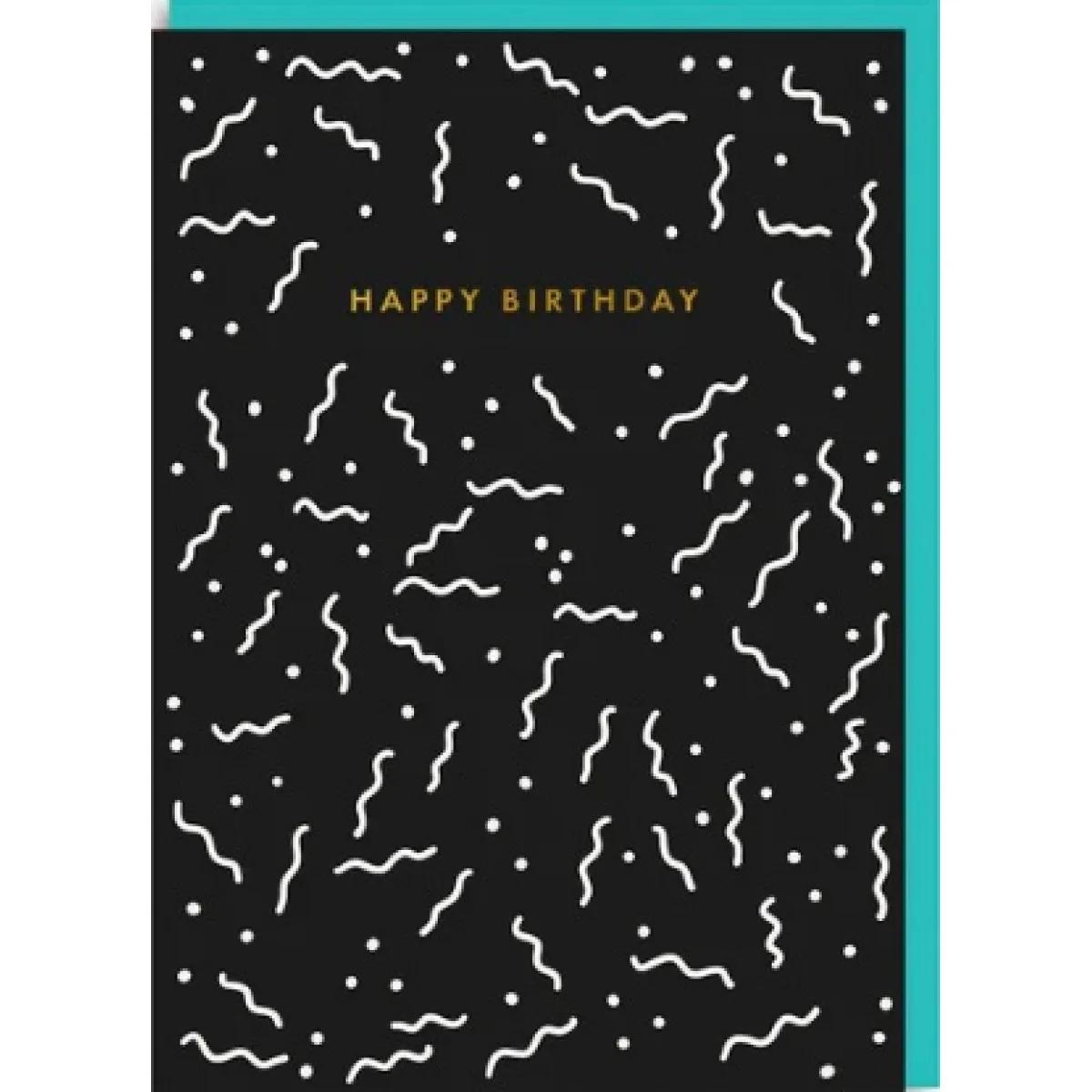 Rođendanska čestitka  HAPPY BIRTHDAY SPIRALICE 