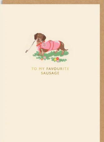 Čestitka TO MY FAVOURITE SAUSAGE 