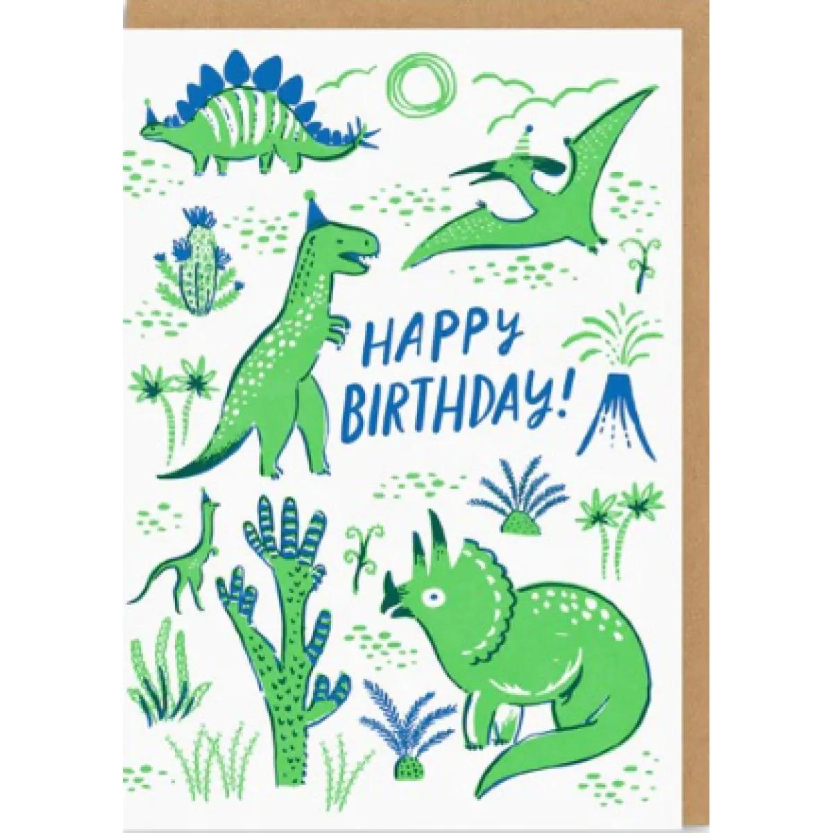 Rođendanska čestitka DINO PARTY 