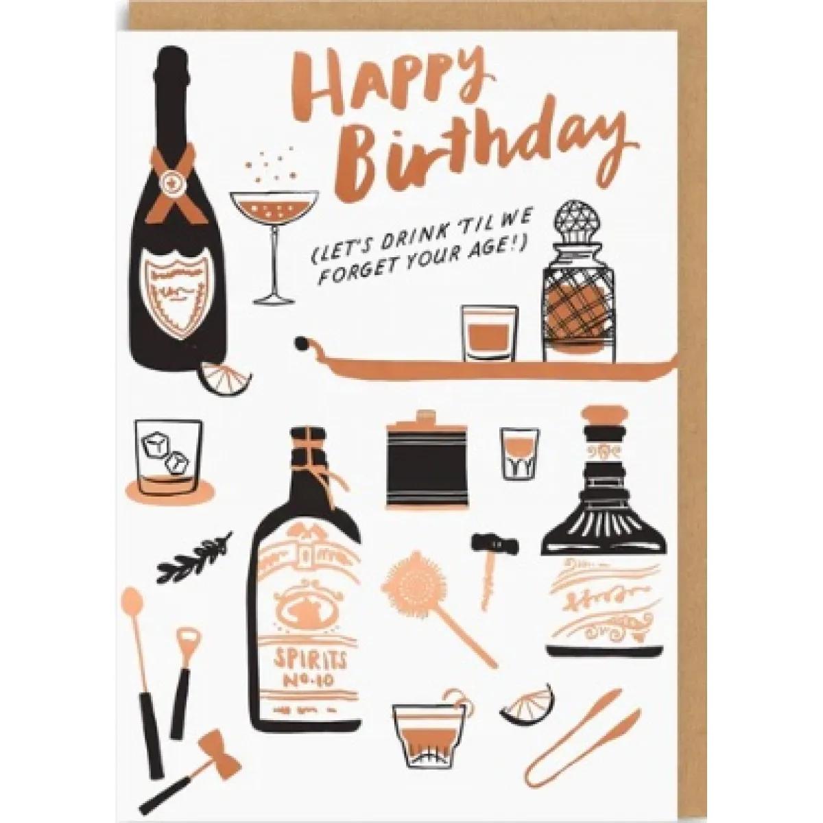 Rođendanska čestitka LUCKY DRINK 