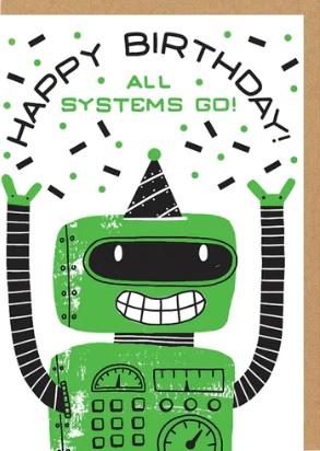 Rođendanska čestitka ROBOT 