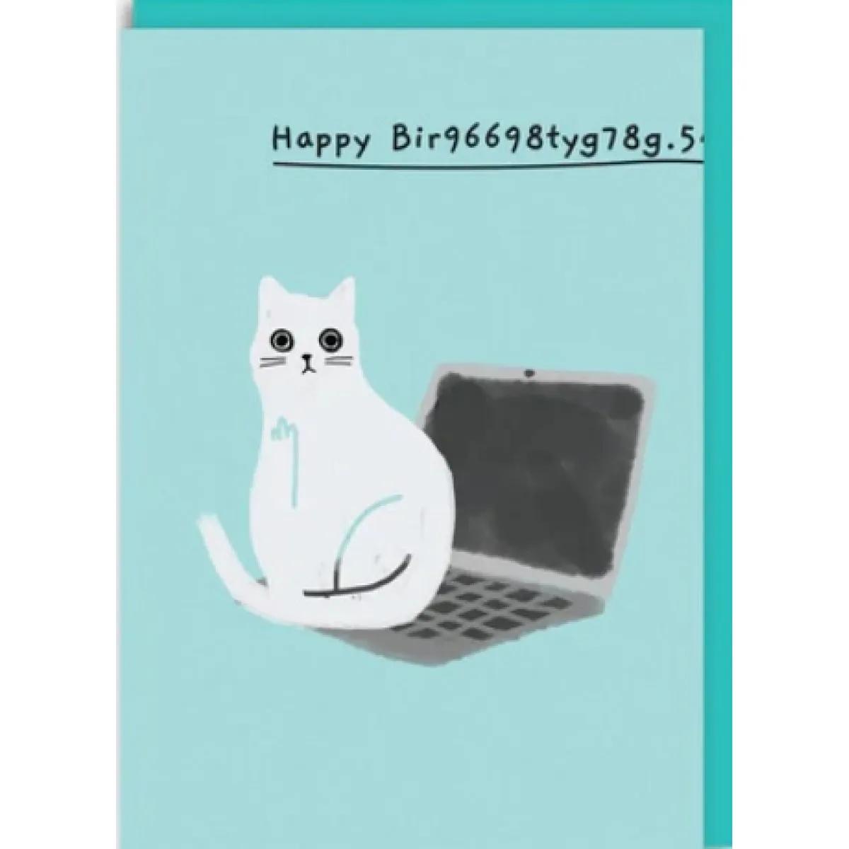 Rođendanska čestitka za mačkoljupce HAPPY BIR9669... 