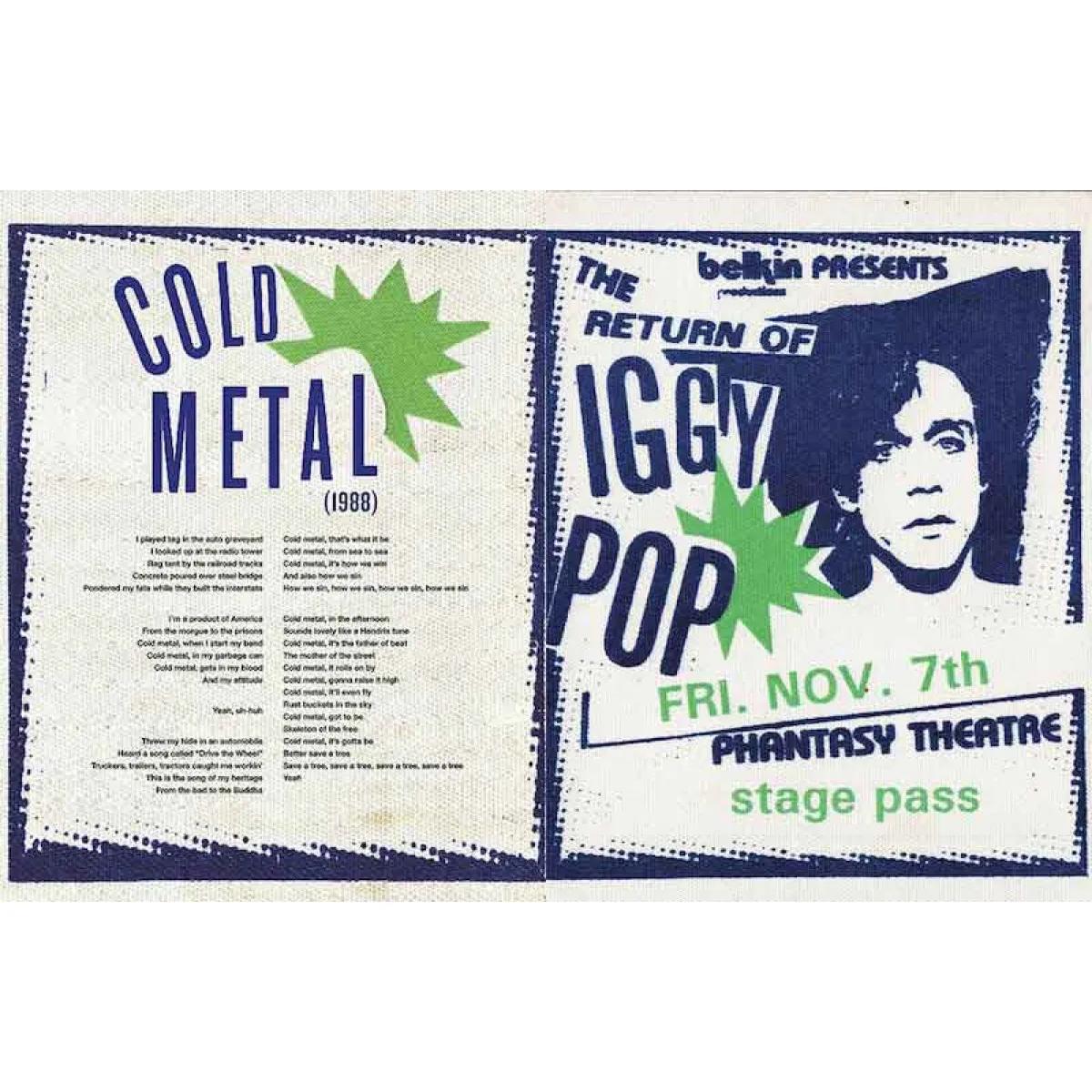 IGGY POP Til Wrong Feels Right: Lyrics and More 