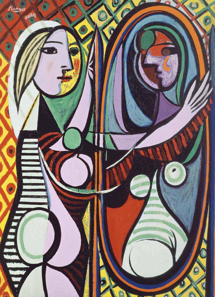 Puzzle 1000 GIRL INFRONT OF MIRROR Picasso 