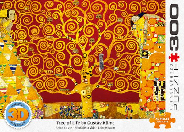 Puzzle 300 sa 3D efektom TREE OF LIFE BY KLIMT 
