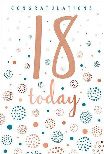 Čestitka za punoletstvo 18 