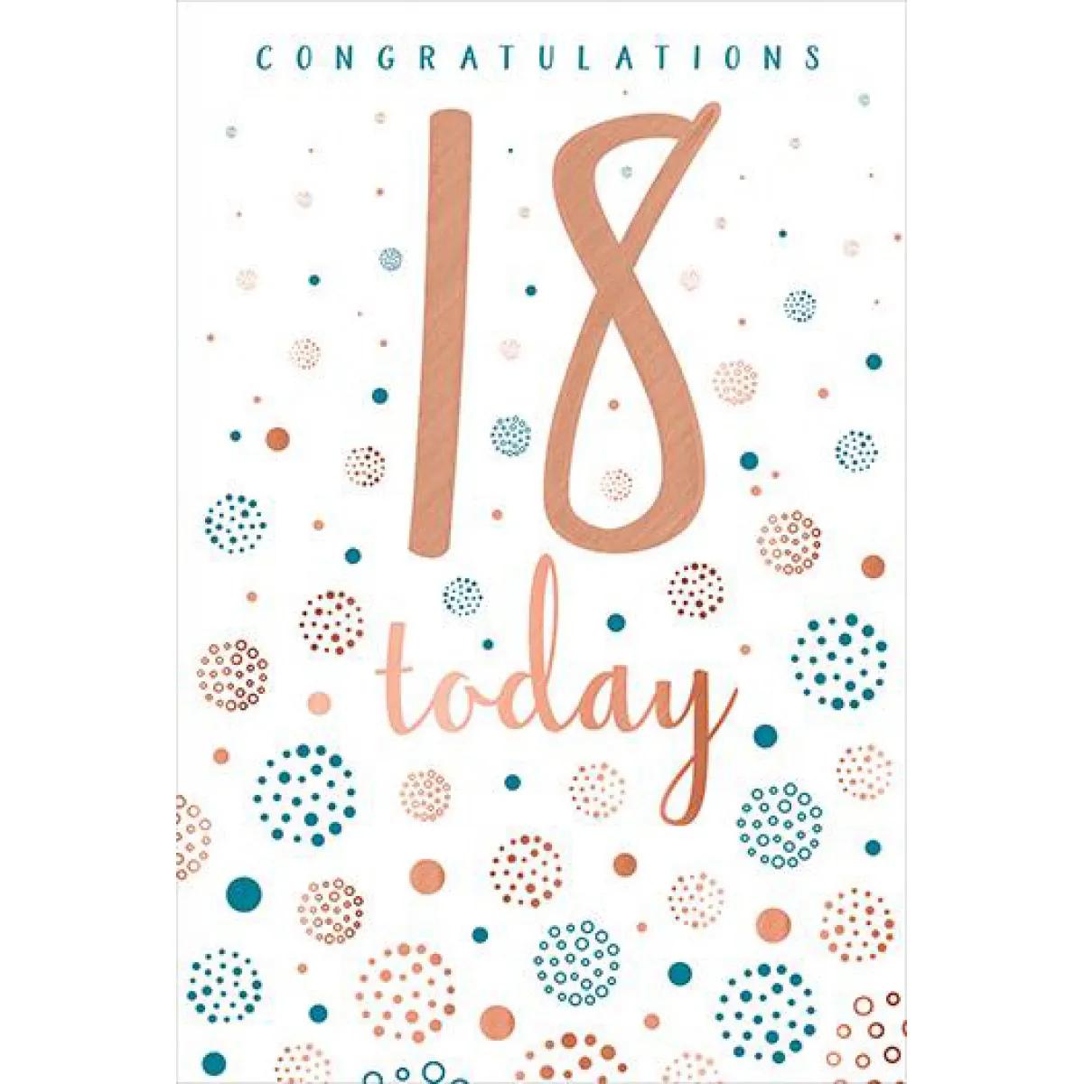 Čestitka za punoletstvo 18 