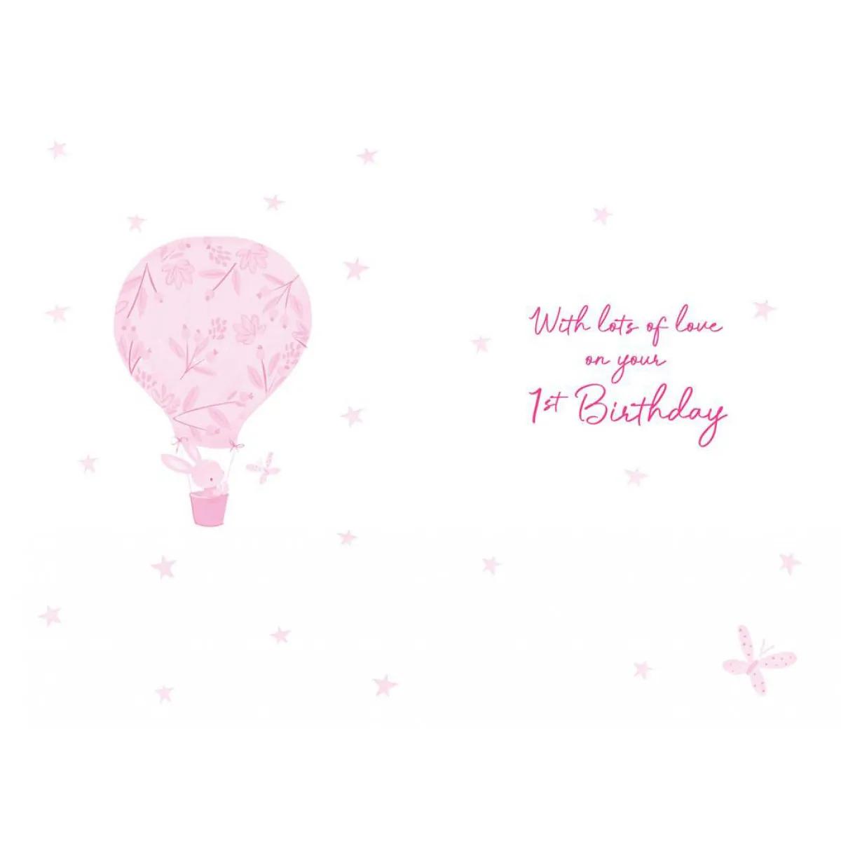 Rođendanska čestitka za PRVI ROĐENDAN - PINK 