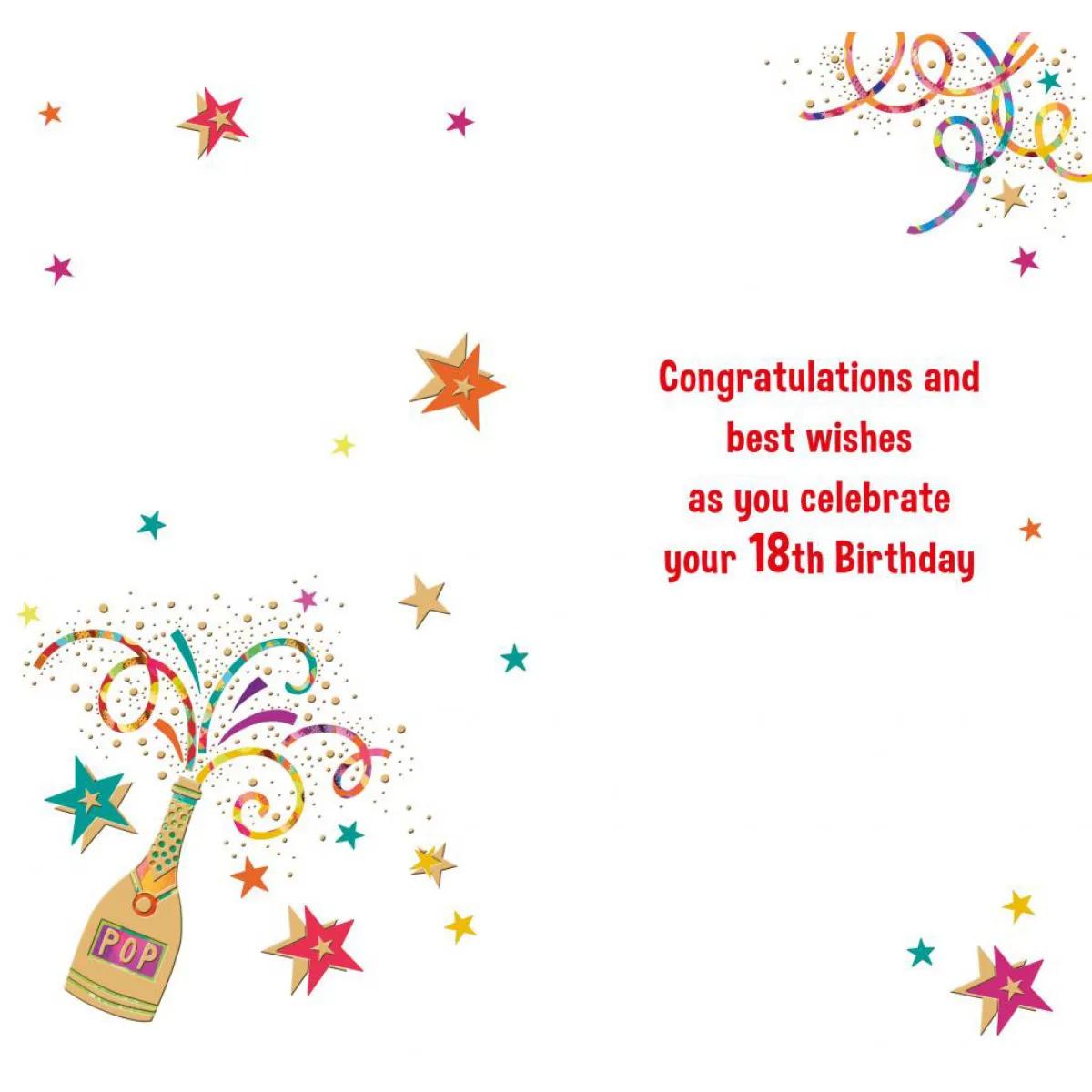 Rođendanska čestitka za punoletstvo - 18 PARTY TIME 