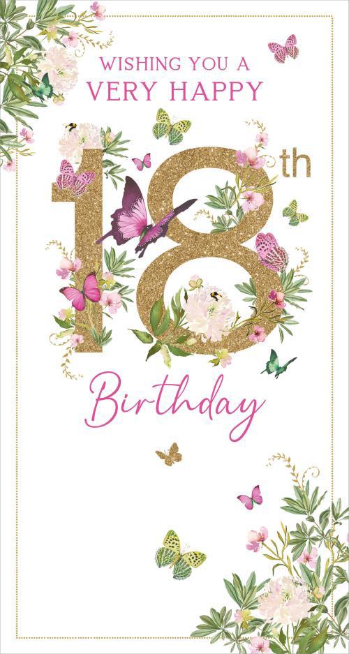 Rođendanska čestitka za punoletstvo -18 BOTANICA 