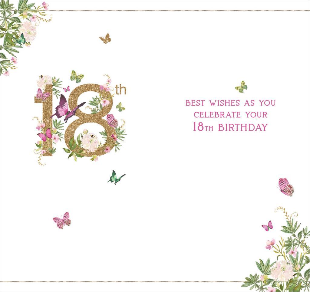 Rođendanska čestitka za punoletstvo -18 BOTANICA 