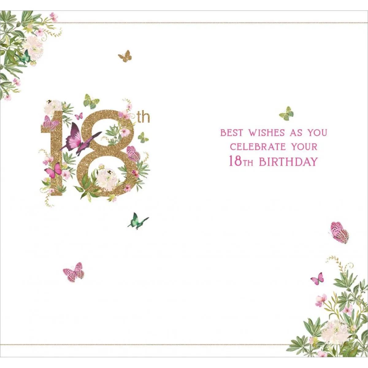 Rođendanska čestitka za punoletstvo -18 BOTANICA 