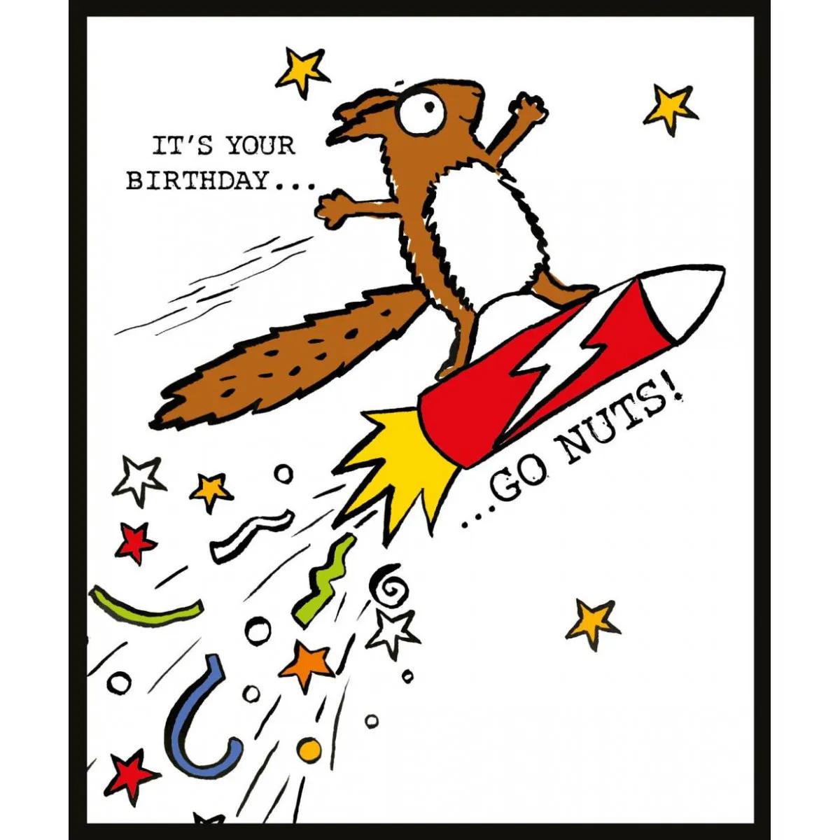 Rođendanska čestitka SQUIRREL NUTS 