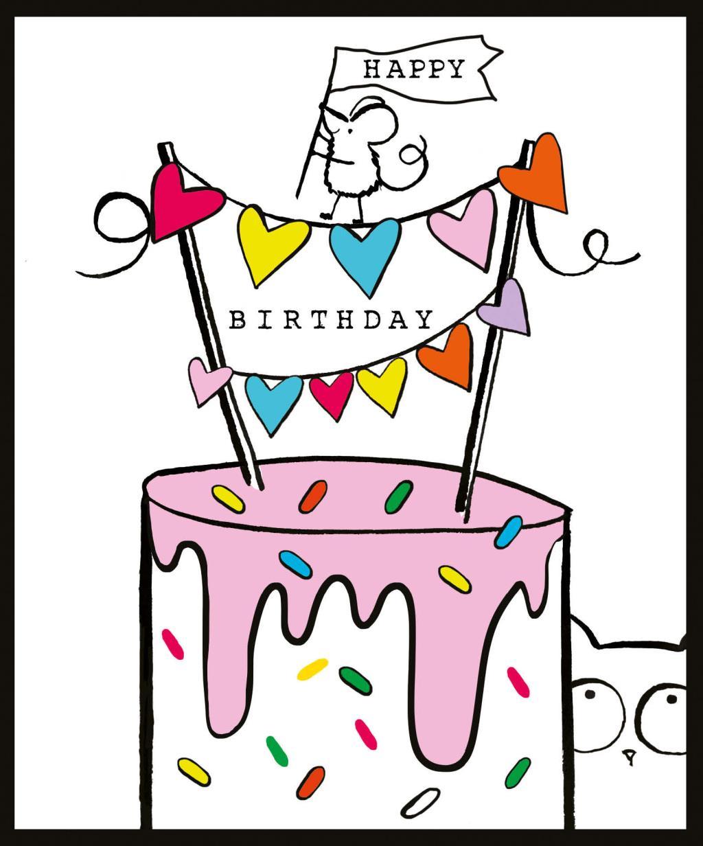 Rođendanska čestitka CAT & MOUSE 