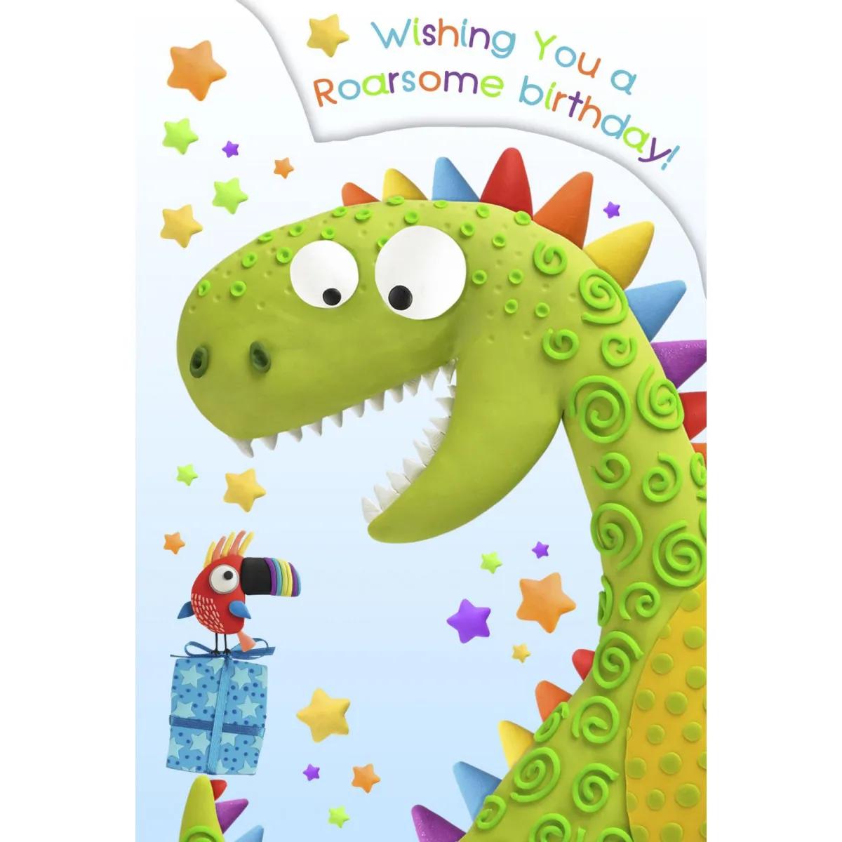 Rođendanska čestitka DEAN THE DINOSAUR 