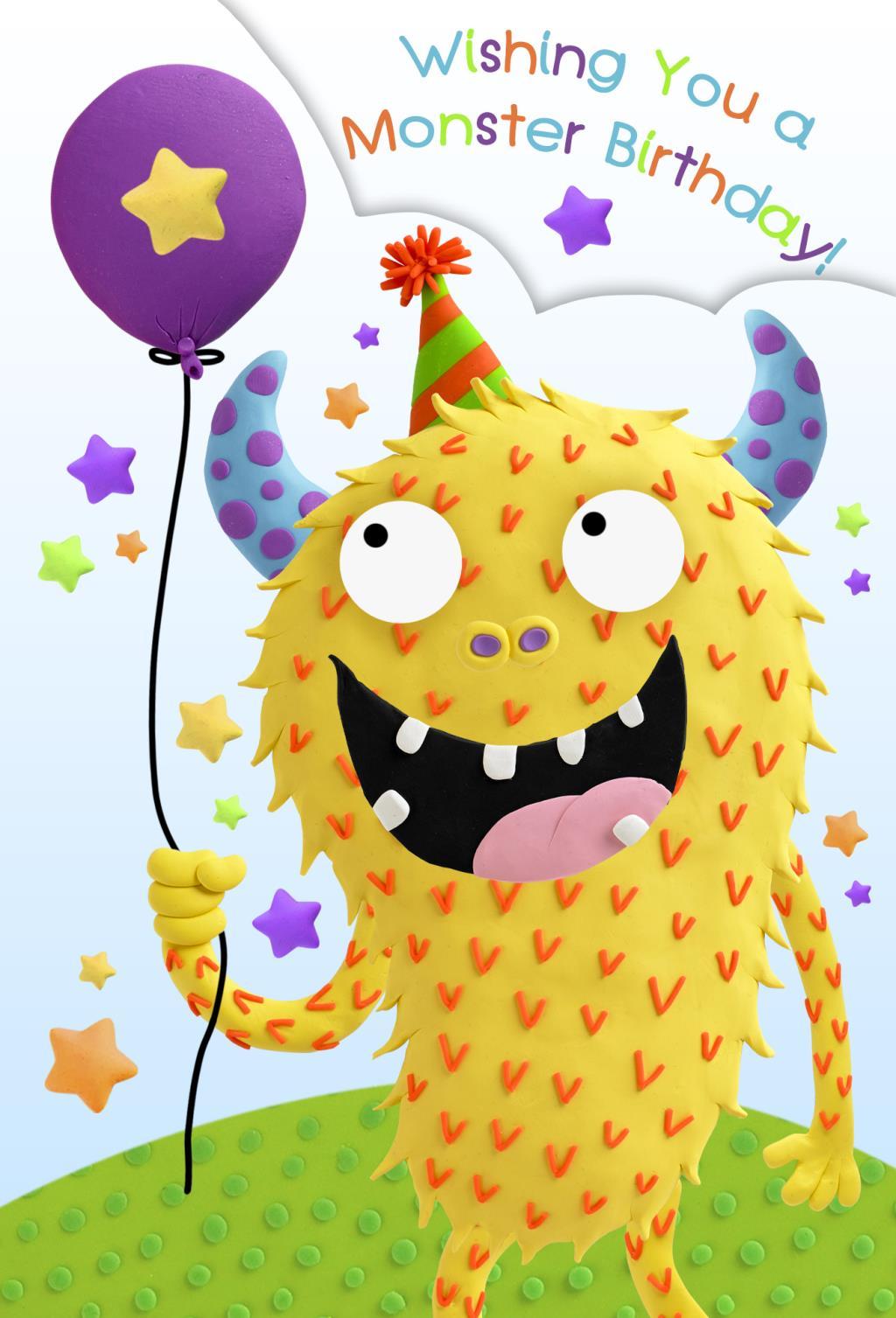 Rođendanska čestitka MONTY THE MONSTER 