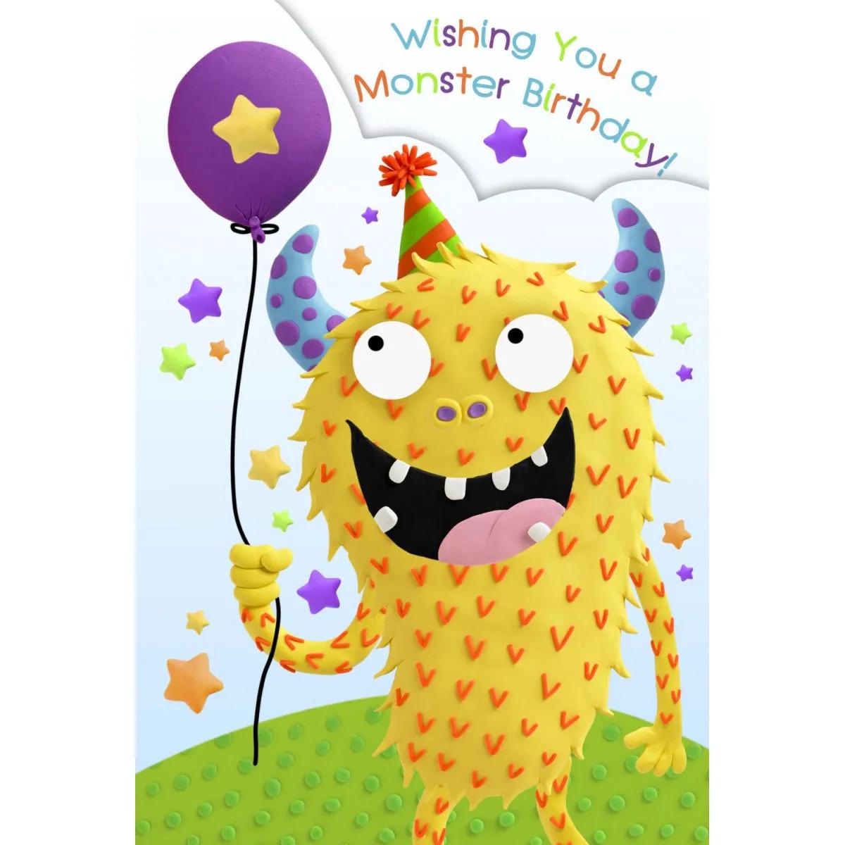 Rođendanska čestitka MONTY THE MONSTER 