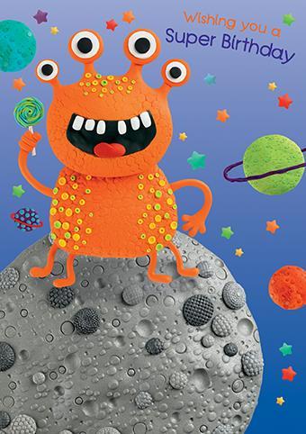 Rođendanska čestitka MONTY THE MONSTER 