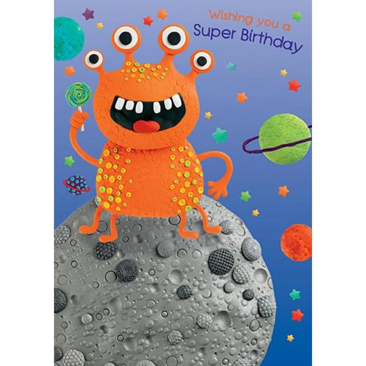 Rođendanska čestitka MONTY THE MONSTER 