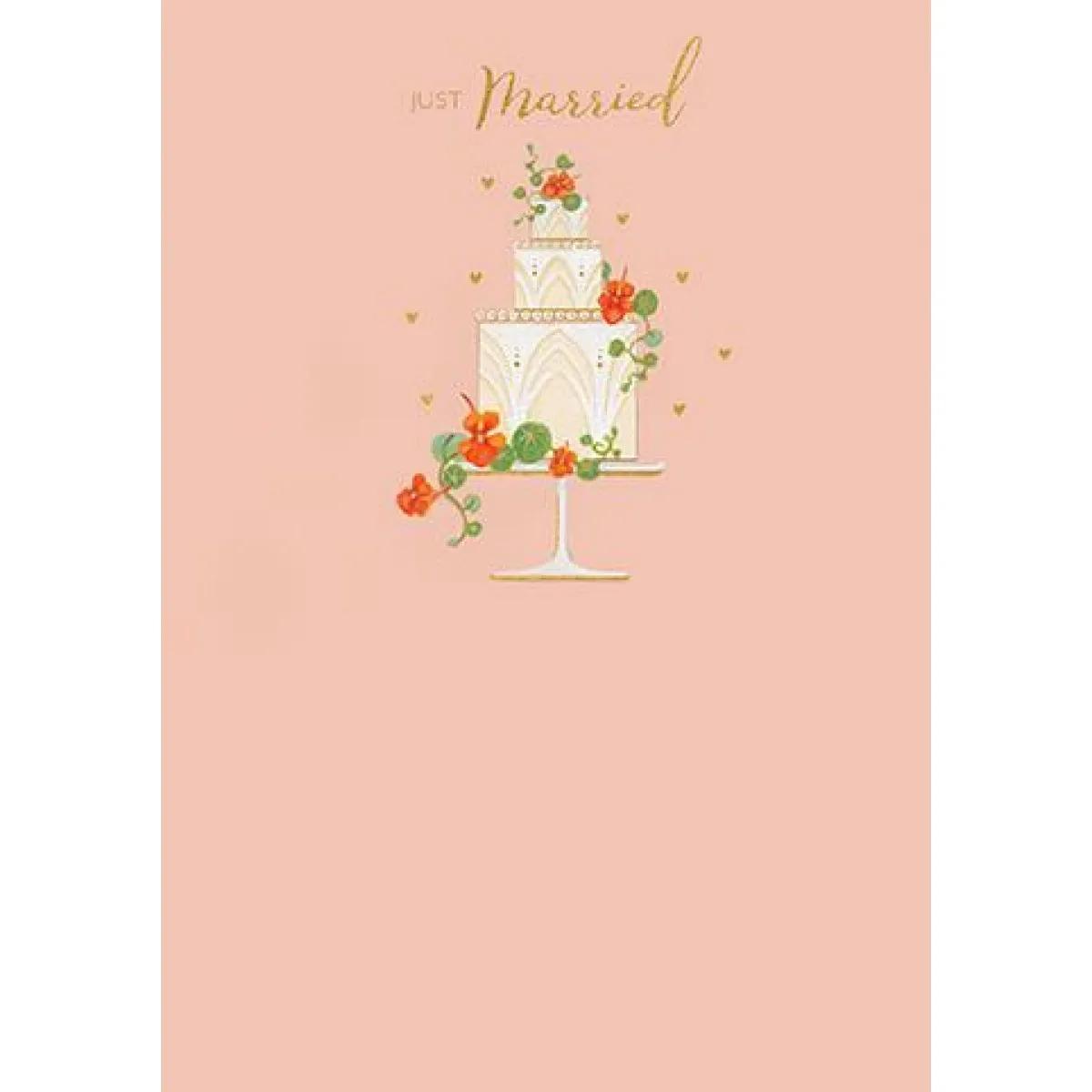 Čestitka za venčanje JUST MARRIED 