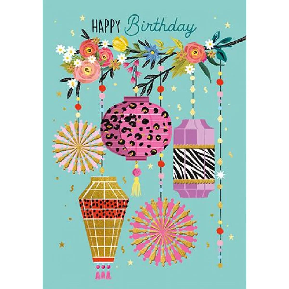 Rođendanska čestitka LAMPIONI 