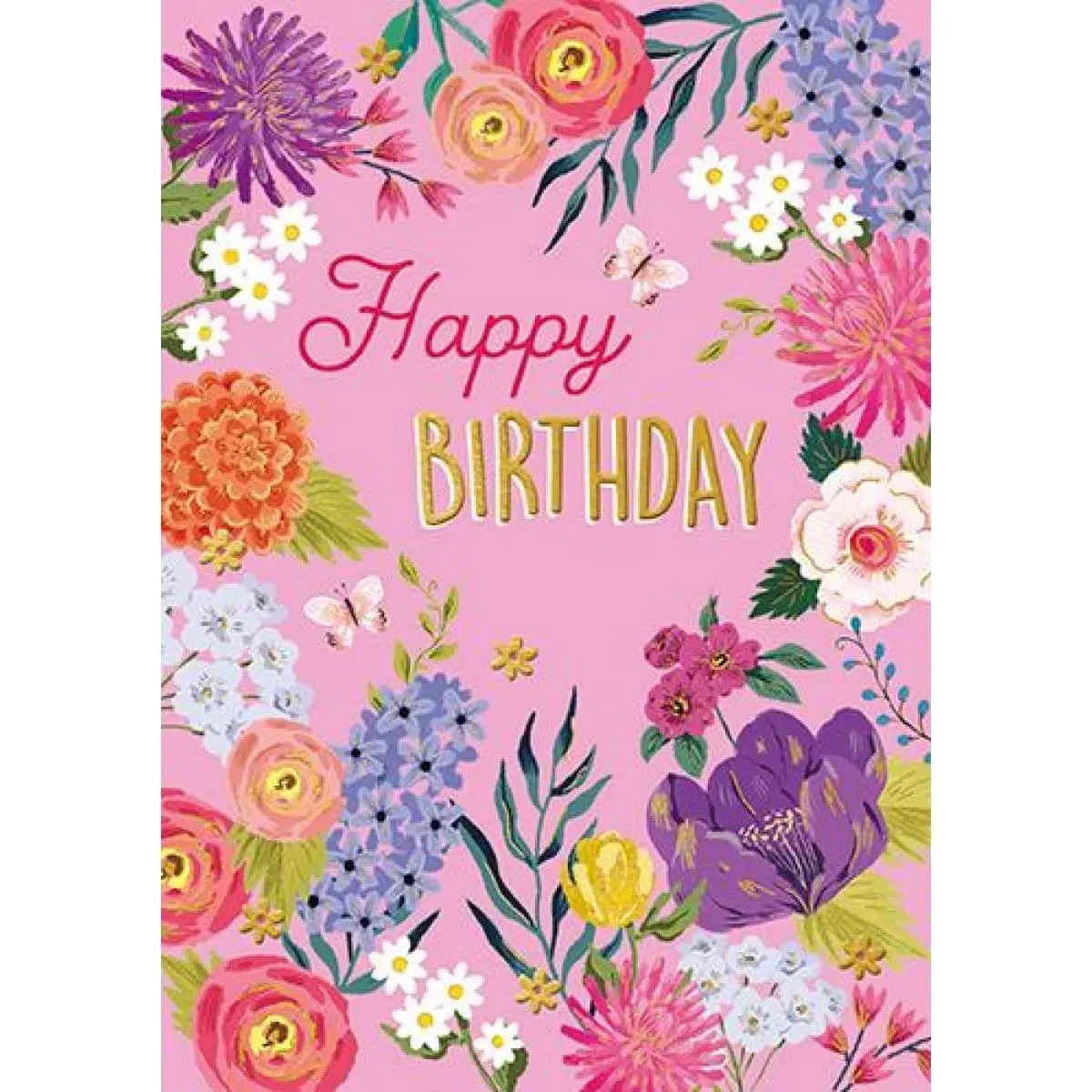 Rođendanska čestitka HAPPY BIRTHDAY  - PINK 
