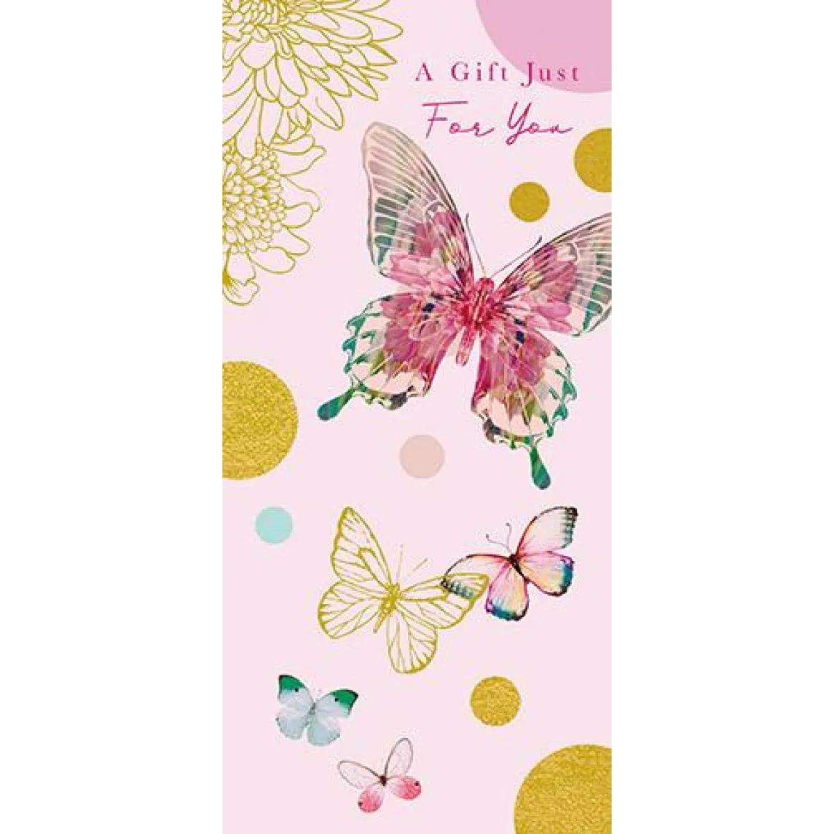 Čestitka BUTTERFLY GIFT 