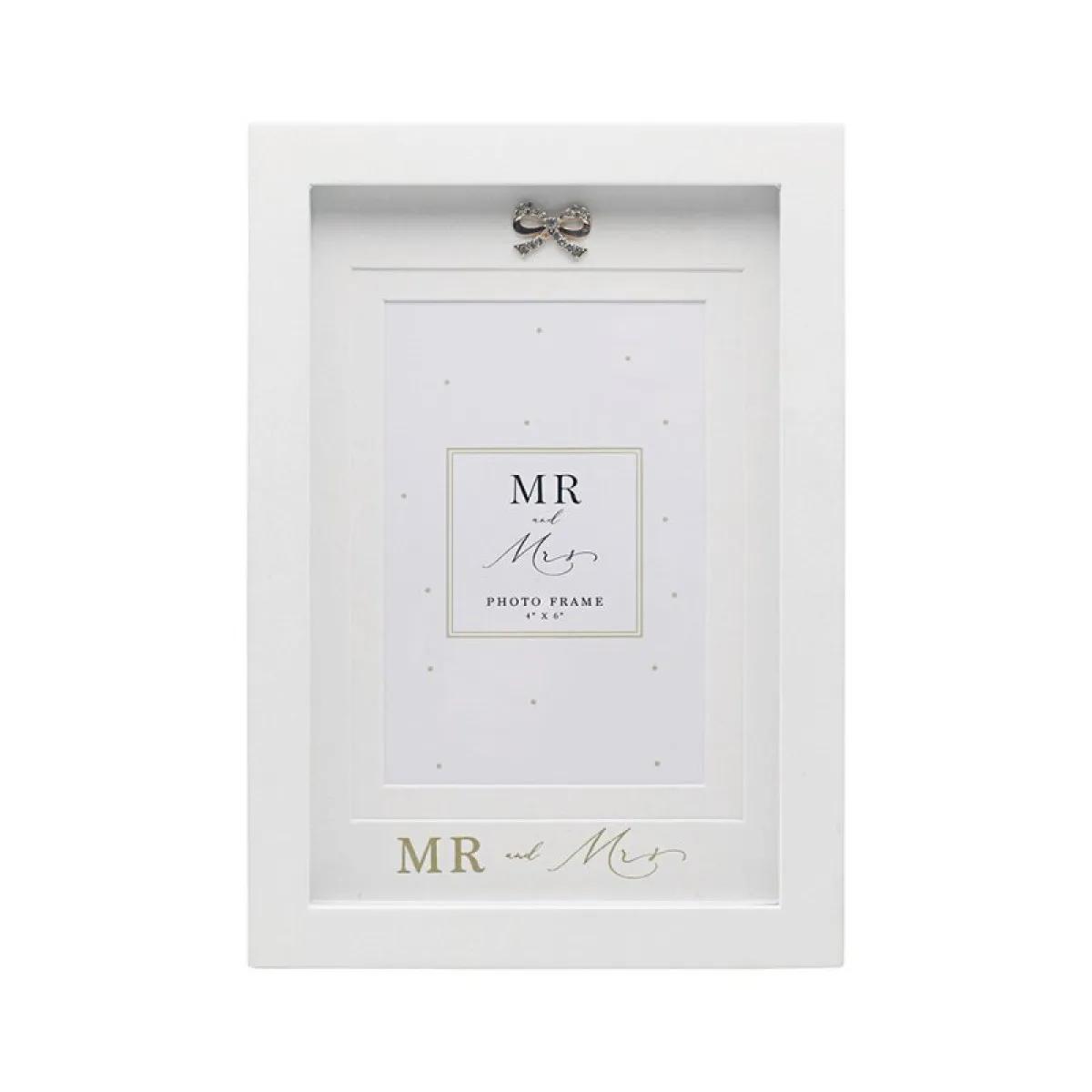 Drveni ram za fotografije 10x15cm MR & MRS 