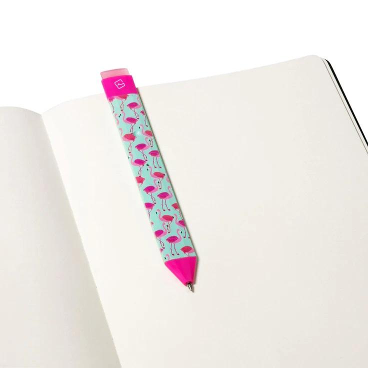 Bookmarker olovka sa gumicom FLAMINGO 