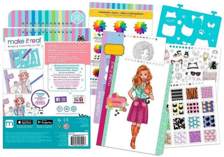 MODNA BOJANKA Sketchbook: Pretty Kitty 