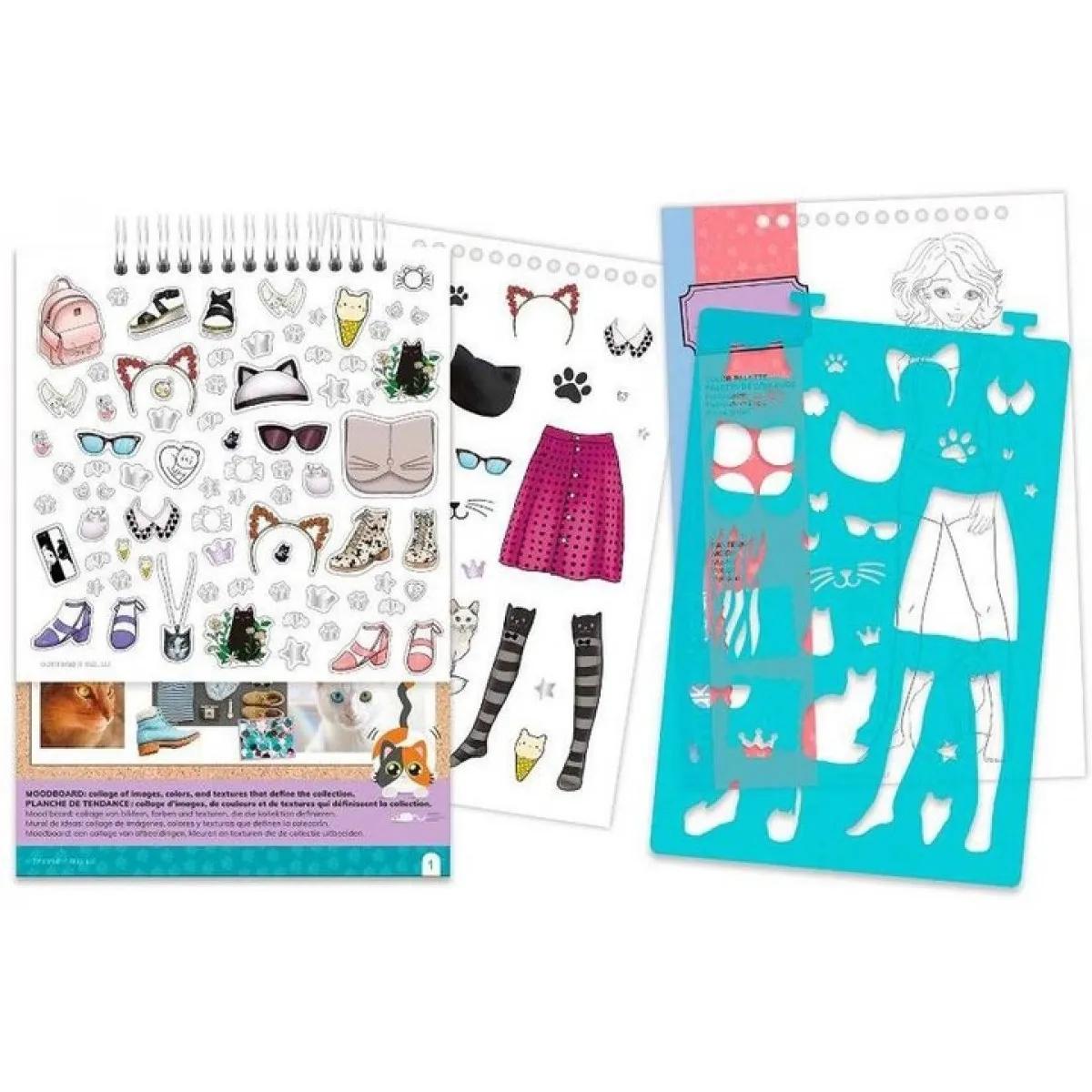 MODNA BOJANKA Sketchbook: Pretty Kitty 