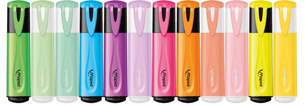 MAPED TEXT MARKER FLUO PEP'S 1/12 SET 