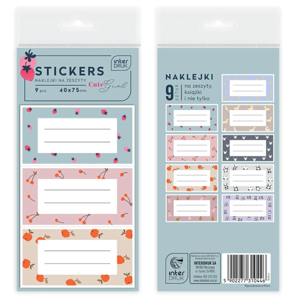 Nalepnice za sveske BOYS 