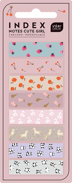 Set osam obeleživača stranica CUTE GIRL 
