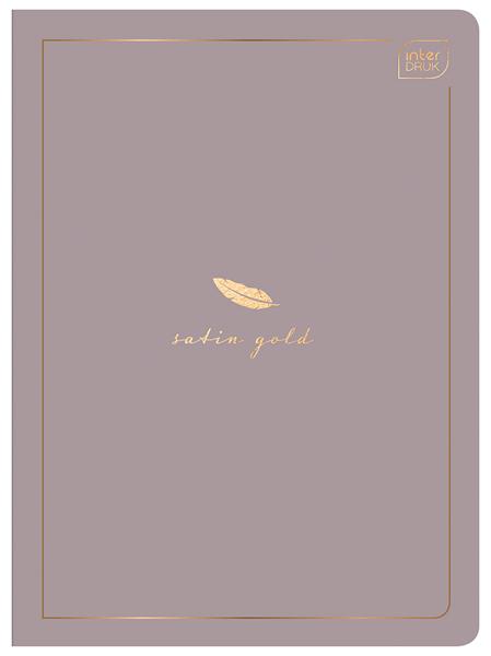 Sveska A5 na linije METALLIC SATIN GOLD - VIŠE MOTIVA 