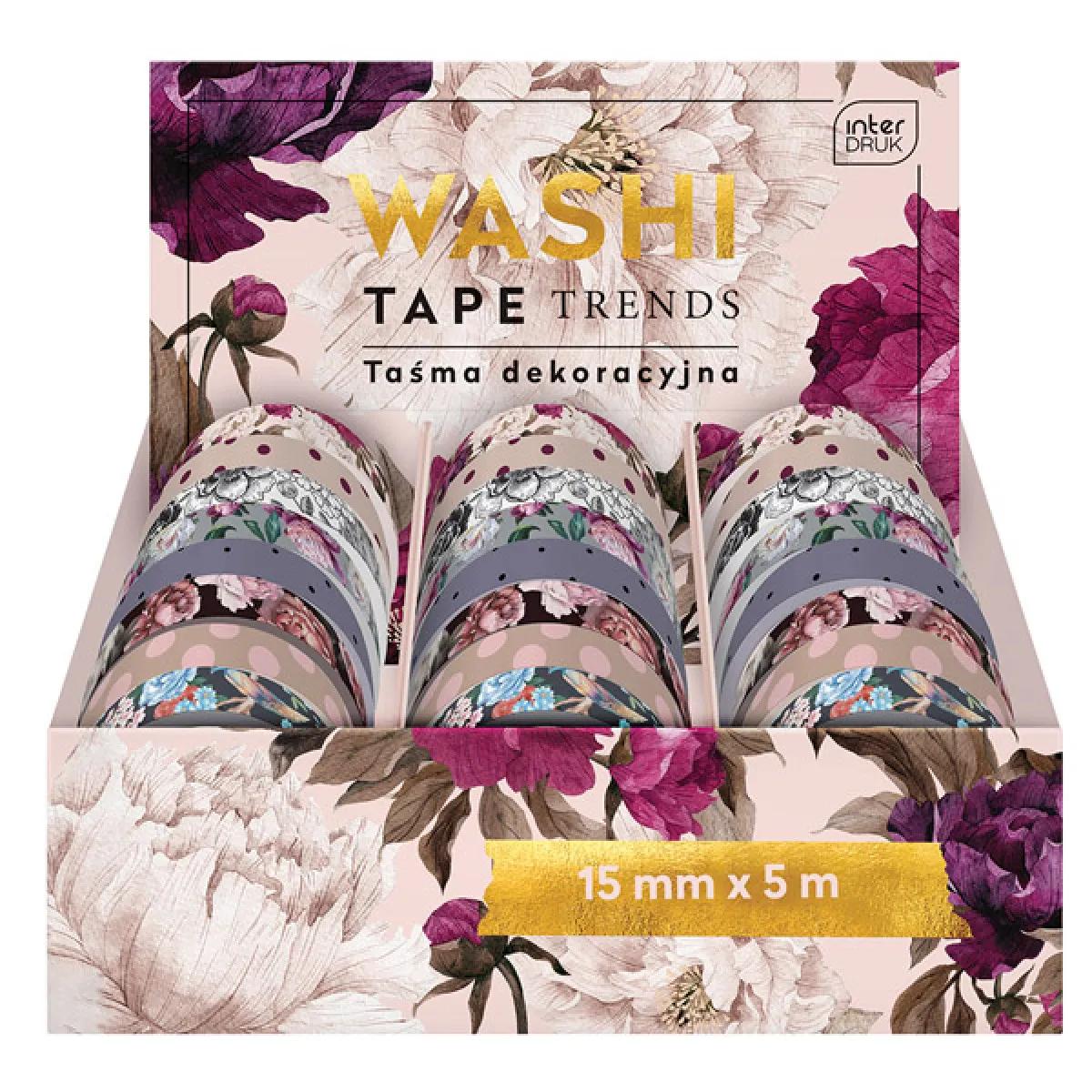 Dekorativni selotejp TRENDS 5M (više vrsta) 